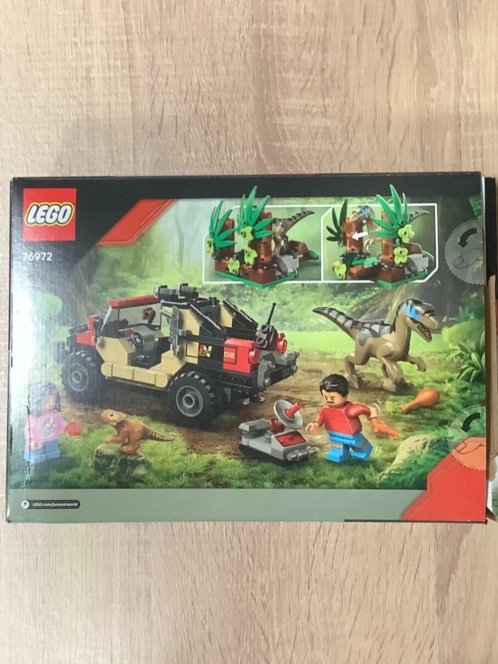 Lego Jurassic World Rebirth Raptor Off-Road Escape 76972